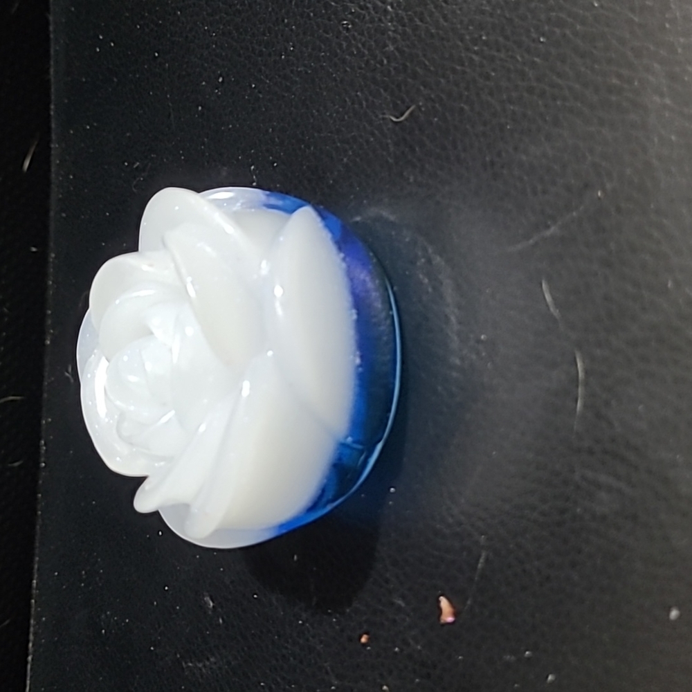 Handmade Resin Flower Paperweight or Decor - Picture 2 of 13